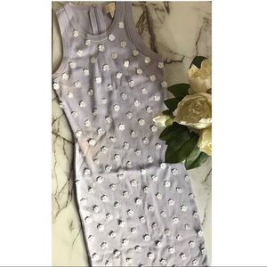 Michael Kors Floral Embellished Viscose Dress